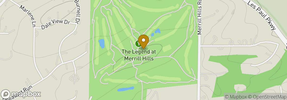 Map location: The Legend at Merrill Hills