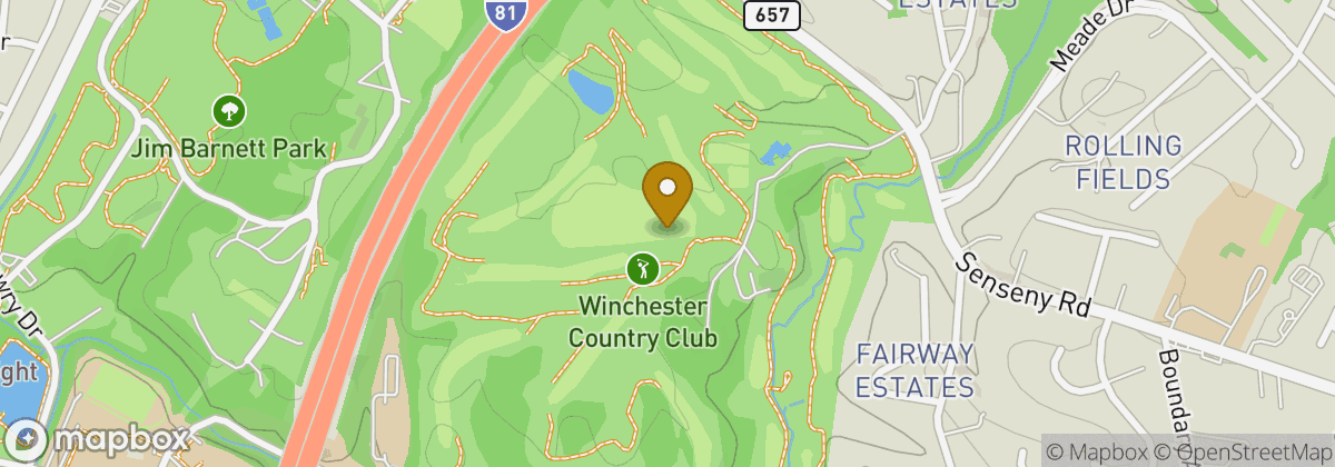 Map location: Winchester Country Club