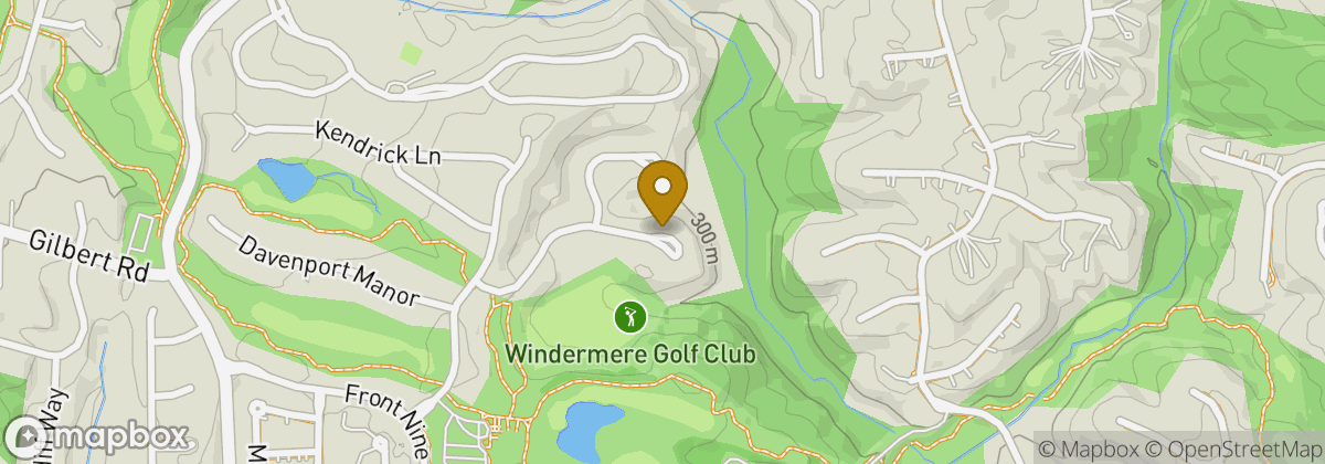 Map location: Windermere Golf Club