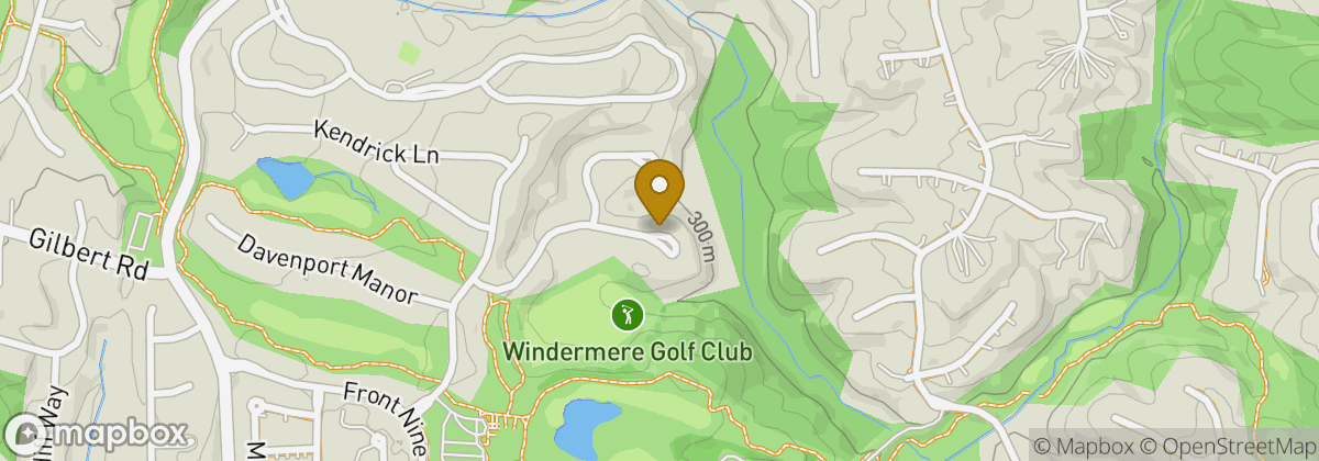 Map location: Windermere Golf Club