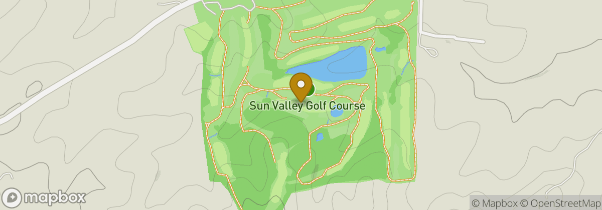 Map location: Sun Valley Golf Course