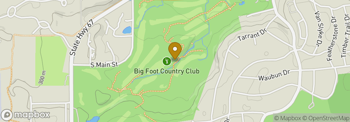 Map location: Big Foot Country Club