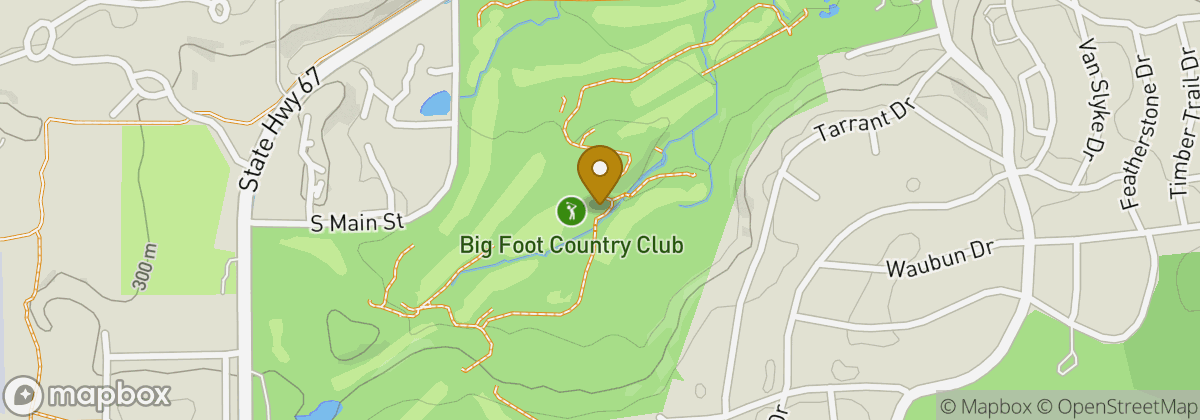 Map location: Big Foot Country Club