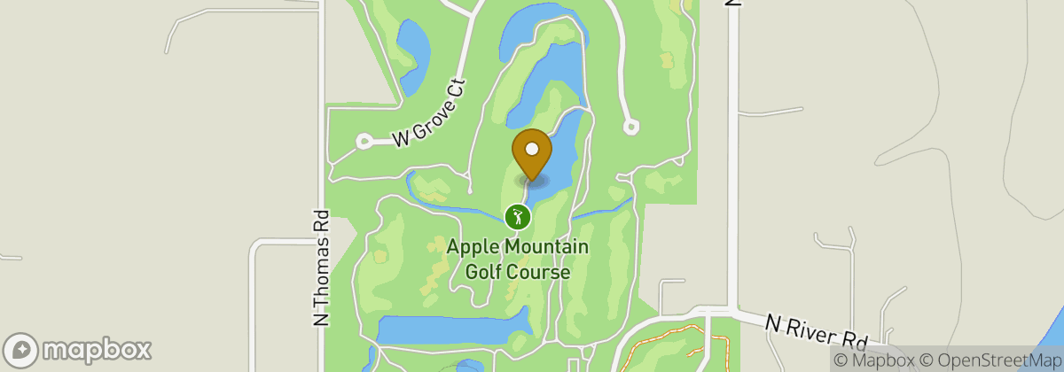 Map location: Apple Mountain Golf Course
