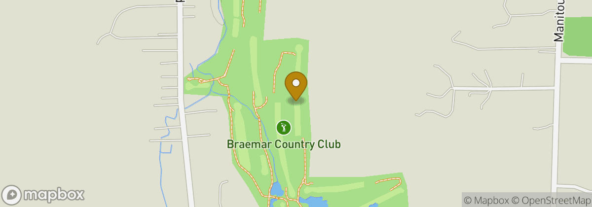 Map location: Braemar Country Club