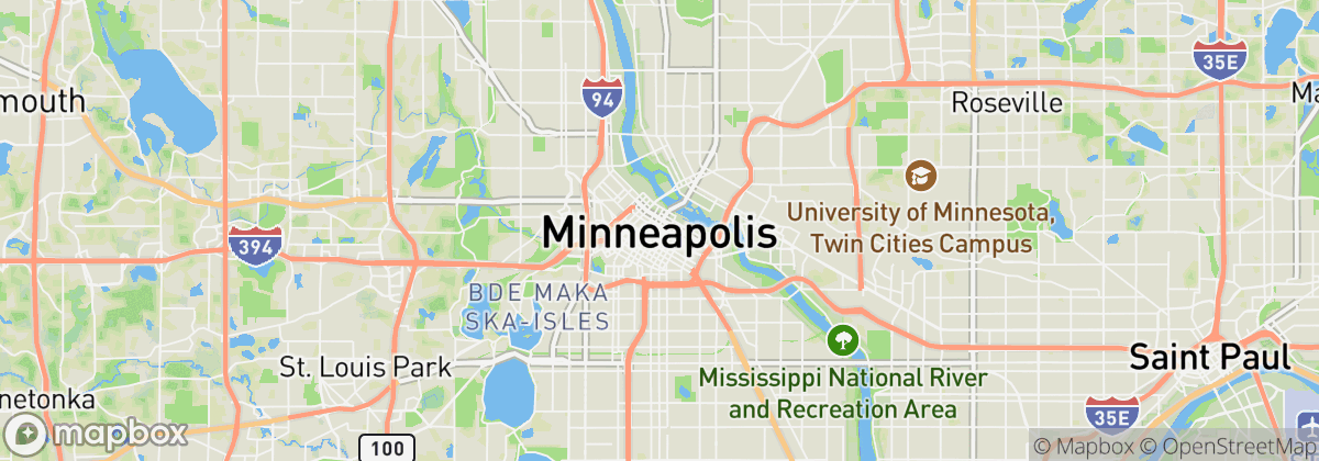 Map: Minneapolis, MN