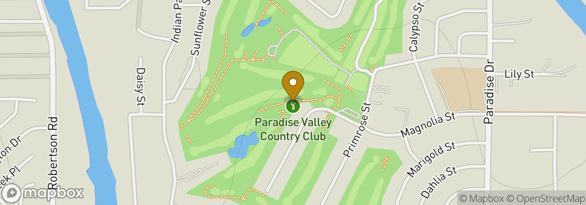 Map location: Paradise Valley Country Club