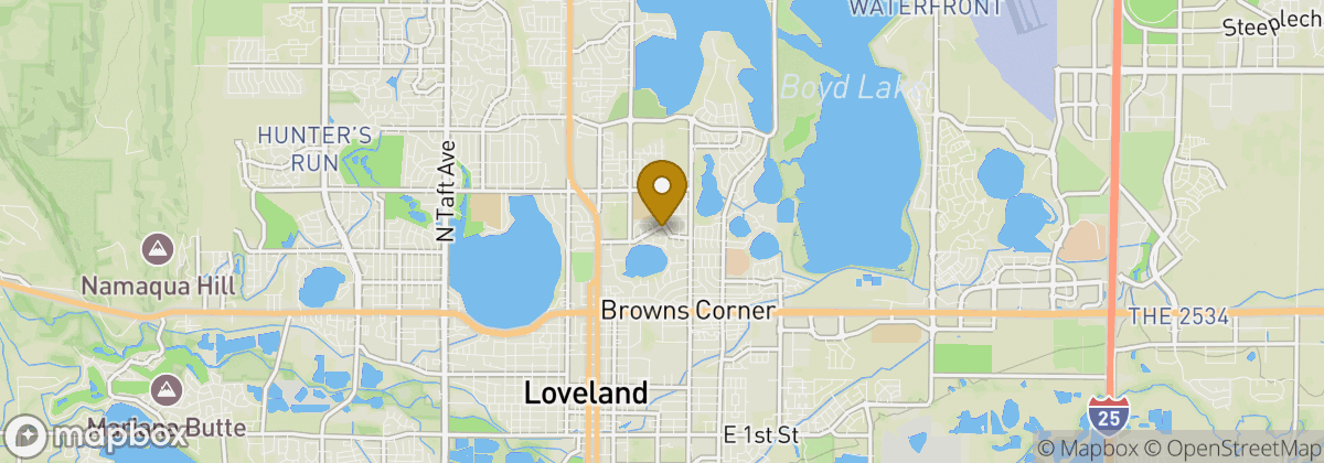 Map location: The Olde Course - Loveland, CO