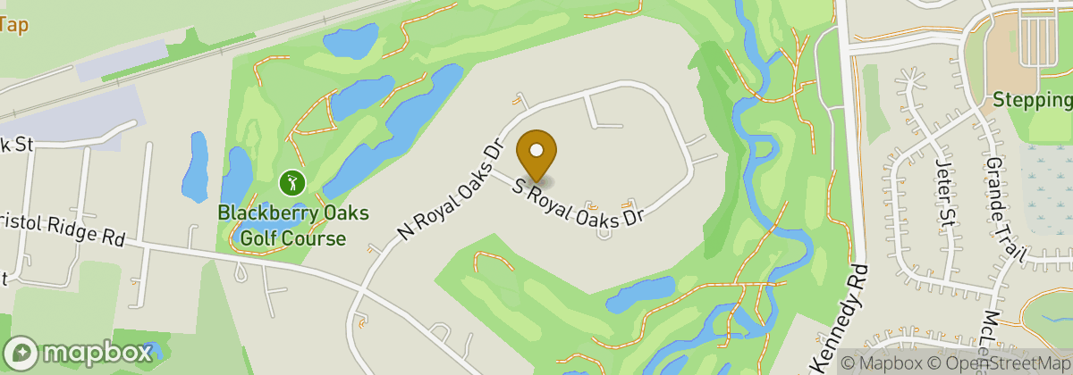 Map location: Blackberry Oaks Golf Course