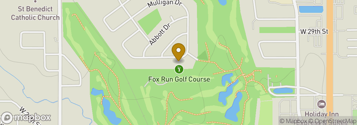 Map location: Fox Run Golf Course