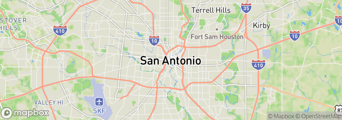 Map: San Antonio, TX