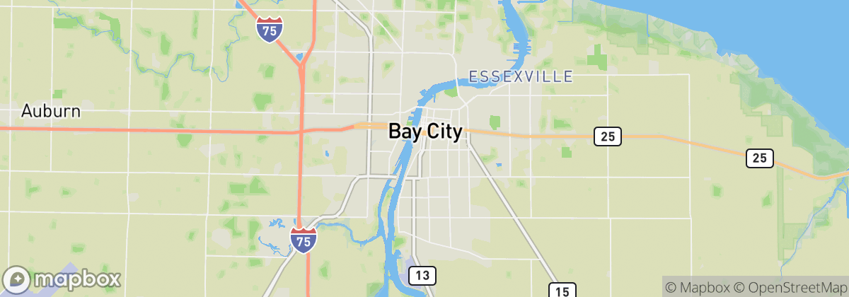 Map: Bay City, MI