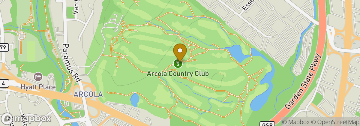 Map location: Arcola Country Club
