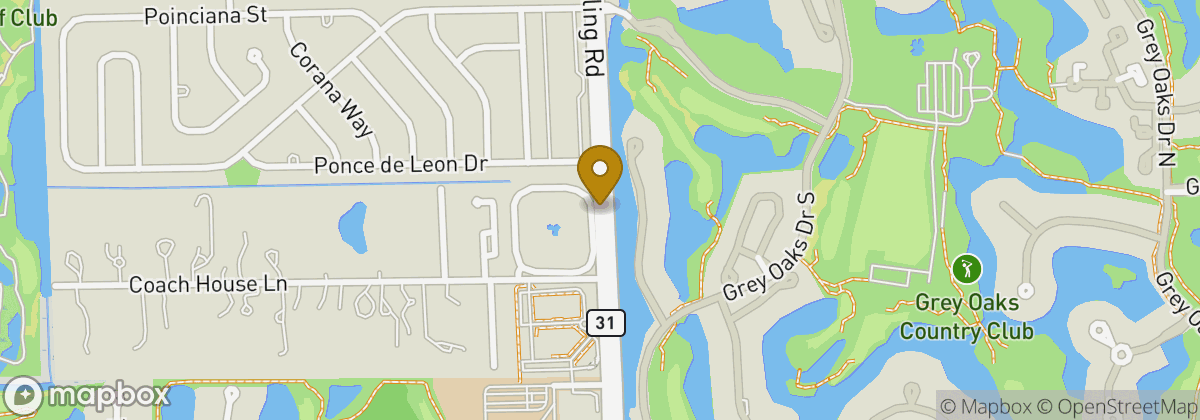 Map location: Grey Oaks Country Club