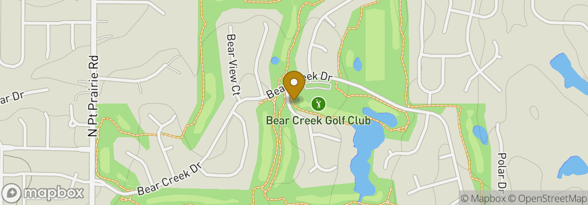 Map location: Bear Creek Golf Club